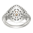 Shey Couture Sterling Silver with 14K Accent Antiqued Mother of Pearl Ring - Birthstone Company