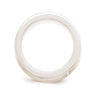 SS White Ice .01ct Diamond and MOP Ring - Birthstone Company