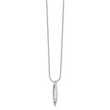 Sterling Silver Diamond Necklace with 2 Inch Extender