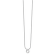 White Ice 925 Sterling Silver Diamond Teardrop Necklace Gift Ready