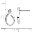 White Ice Sterling Silver Diamond Earrings Gift Ready Elegance