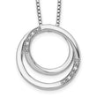 White Ice Rhodium-Plated Sterling Silver Diamond Necklace Gift Ready