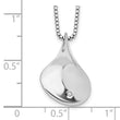 White Ice Sterling Silver Diamond Teardrop Necklace with Extender by