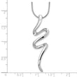 White Ice Sterling Silver Diamond Necklace with Extender