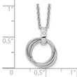 Sterling Silver Diamond Pendant Necklace with Extender