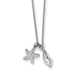 Sterling Silver Diamond Pendant Necklace Gift Ready