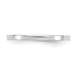 14k White Gold Polished Baby Ring