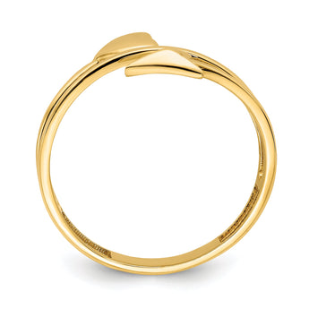 14K Heart and Arrow Ring
