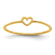 14K Polished Heart Ring