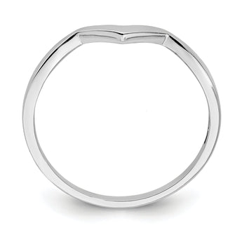 14K White Gold Ring