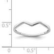 14K White Gold Ring