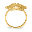 14K Lion's Paw Shell Ring
