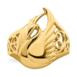 14k Polished Swan Ring