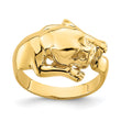 14k Polished Jungle Cat Ring
