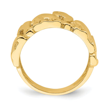 14k Polished Elephant Ring