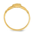 14k Polished Claddagh Ring