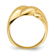 14k Polished Fashion Dome Ring