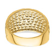 14k D/C Arrow Slash Dome Ring
