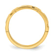 14k Cut-Out Greek Key Band