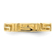 14k Cut-Out Greek Key Band, Size 7 - Birthstone Company