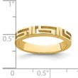 14k Cut-Out Greek Key Band, Size 7 - Birthstone Company