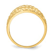 14K  D/C Quilted Pattern Dome Ring