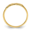 14k Polished Link Band Ring