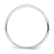 14k White Gold Double Wave Fashion Thumb Ring