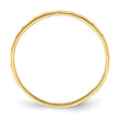 14k Bamboo Texture Band Childs Ring