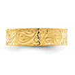 14k Adjustable Scroll Pattern Toe Ring