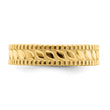14k Leaf Engraved Thumb Ring (size 9)