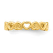 14k Adjustable Heart Toe Ring