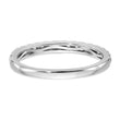 14k White Gold 3/8 carat Lab Grown Diamond VS/SI+ G+ Complete Band, Size 7 - Birthstone Company
