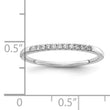 14k White Gold 1/10 carat Lab Grown Diamond VS/SI+ G+ Complete Wedding Band - Birthstone Company