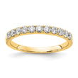 14k 1/2 carat Lab Grown Diamond VS/SI+ G+ Complete Wedding Band