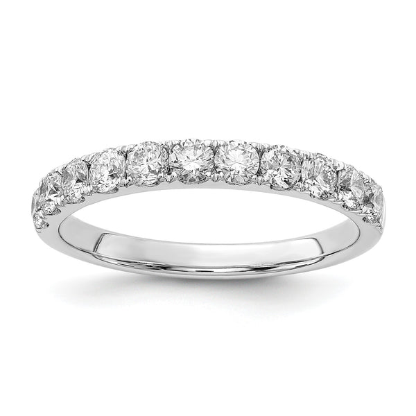 Platinum White Gold 3/4 carat Lab Grown Diamond VS/SI+ G+ Complete Wedding Band - Birthstone Company