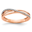14k Rose Gold Diamond Ring - Birthstone Company