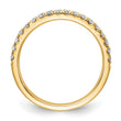 14k 1/3 carat Lab Grown Diamond VS/SI+ G+ Complete Wedding Band, Size 7 - Birthstone Company