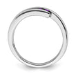 14k White Gold Amethyst 4-stone Ring, Size 7 - Birthstone Company