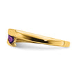 14k Amethyst 4-stone Ring, Size 7 - Birthstone Company