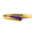 14k Amethyst 4-stone Ring, Size 7 - Birthstone Company