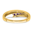 14k Amethyst 4-stone Ring, Size 7 - Birthstone Company