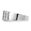 14k White Gold 1 carat Lab Grown Diamond VS/SI+ G+ Complete Fashion Band, Size 7 - Birthstone Company
