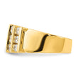 14k 1 1/2 carat Lab Grown Diamond VS/SI+ G+ Complete Fashion Band, Size 7 - Birthstone Company