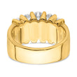 14k 1 1/2 carat Lab Grown Diamond VS/SI+ G+ Complete Fashion Band, Size 7 - Birthstone Company