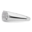 14k White Gold 1/4 carat Lab Grown Diamond VS/SI+ G+ Complete Ladies Band, Size 7 - Birthstone Company