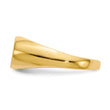 14k 6.5x11.0mm AA Diamond Open Back Signet Ring - Birthstone Company