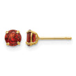 14K Gold Garnet Birthstone Stud Earrings for Women by - Birthstone Company
