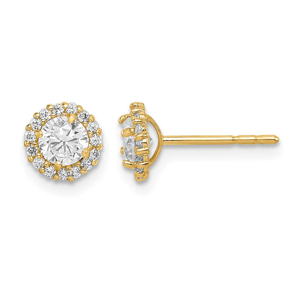 14k Madi K CZ Post Earrings - Birthstone Company