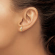 14k w/Rhodium Madi K Post Earrings
